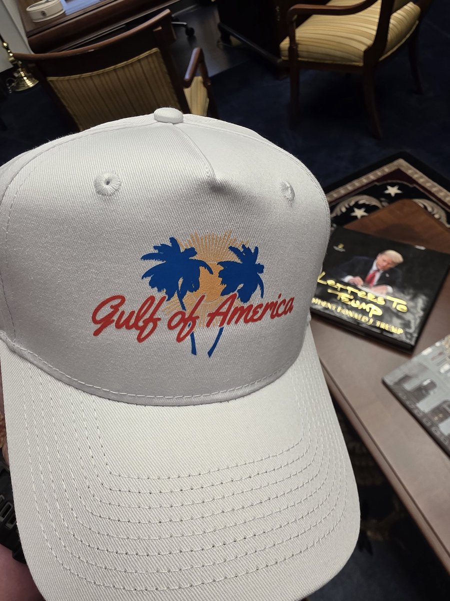 Rep. Mike Collins (@repmikecollins) on Twitter photo How cool is this hat from <a href="/RepMTG/">Rep. Marjorie Taylor Greene🇺🇸</a>! If House rules allowed it I'd be wearing this when I vote for her bill to codify Gulf of America! How cool is this hat from <a href="/RepMTG/">Rep. Marjorie Taylor Greene🇺🇸</a>! If House rules allowed it I'd be wearing this when I vote for her bill to codify Gulf of America!