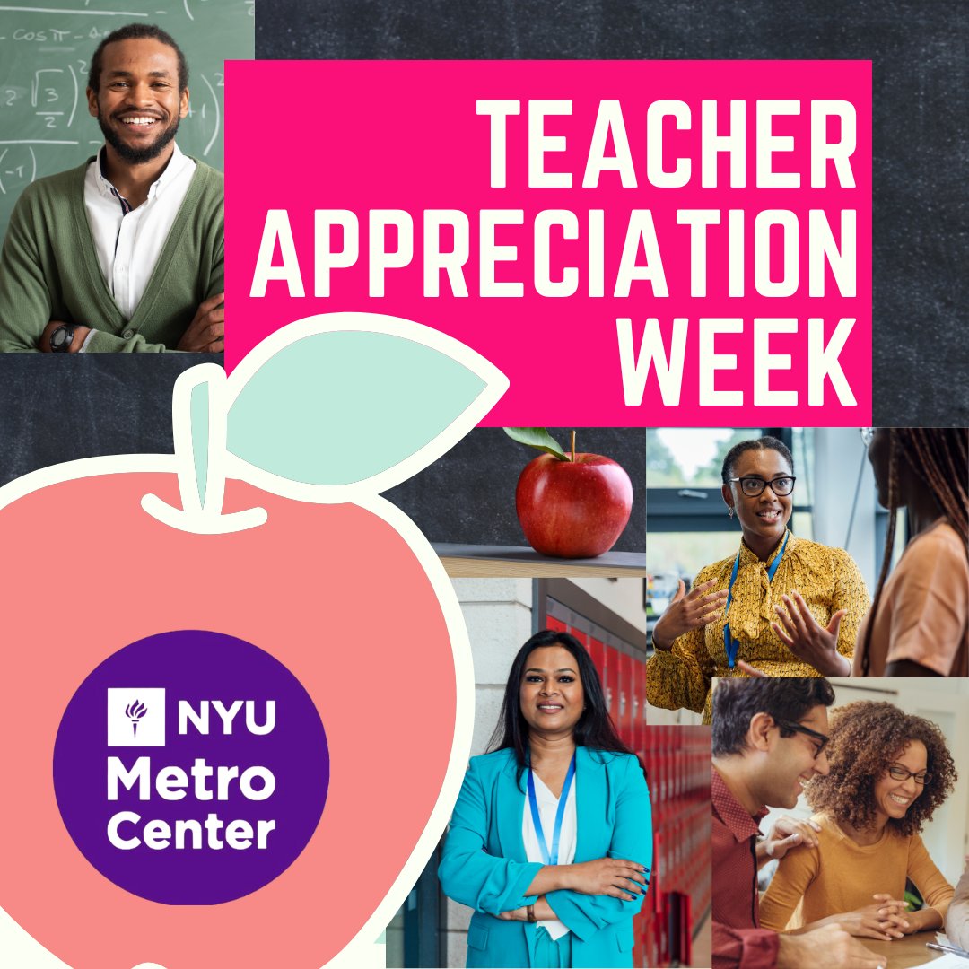 NYU Metro Center (@metronyu) on Twitter photo Everyday, <a href="/metronyu/">NYU Metro Center</a> celebrates educators for their dedication. This #TeacherAppreciationWeek is no different. We applaud all the ways teachers #empower & #inspire youth everyday. Learn how NYU Metro Center supports educators here: bit.ly/3UWjWUd Everyday, <a href="/metronyu/">NYU Metro Center</a> celebrates educators for their dedication. This #TeacherAppreciationWeek is no different. We applaud all the ways teachers #empower & #inspire youth everyday. Learn how NYU Metro Center supports educators here: bit.ly/3UWjWUd