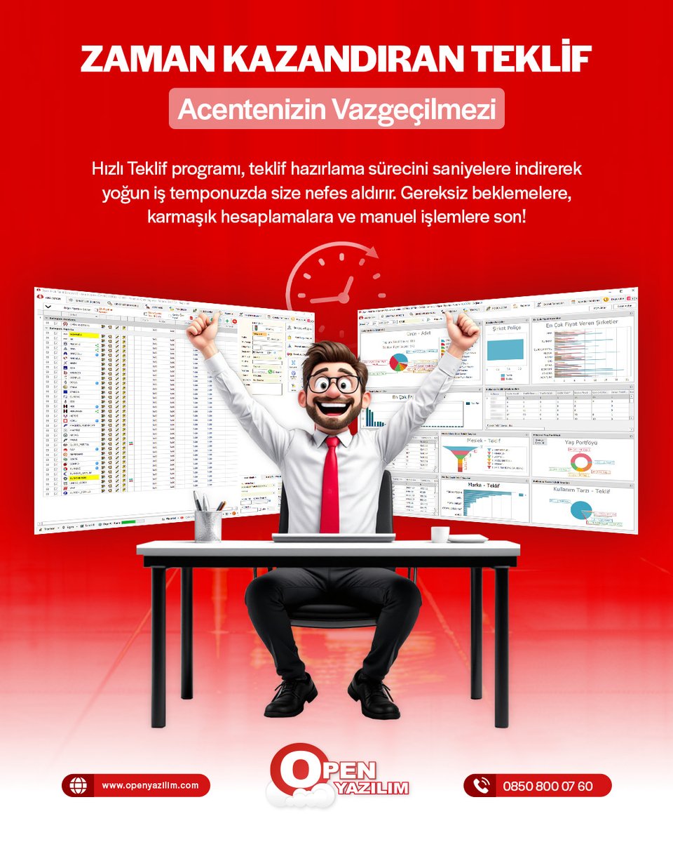 ✨ Zaman Kazandıran Teklif, Acentenizin Vazgeçilmezi 🚀📲🔒🌍

👇🏻 Ücretsiz DEMO Talebi İçin 👇🏻
📌 openyazilim.com
📱 0850 800 07 60
•
•
#openyazılım #dijitalsigorta #sigorta #sigortacılık #acenteyönetimi #sigortaacentesi #sigortabrokerı #hızlıteklif #trafiksigortası