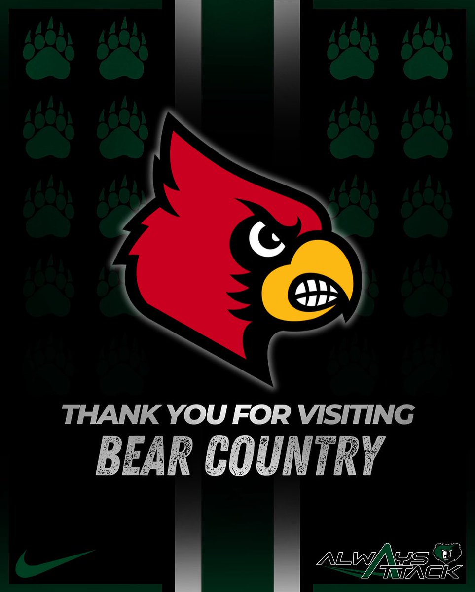 Palmetto Ridge Football (@prbearsfootball) on Twitter photo Thank you @coachmarkivey and @louisvillefb for stopping by to talk about the guys in our program!
#AlwaysAttack
•
<a href="/PalmettoRidgeHS/">Palmetto Ridge</a> #PRHS #PalmettoRidge #hsfootball #highschoolfootball #fhsaa #palmettoridgehighschool🐻🏈 #palmettoridgebears #palmettoridgehighschool Thank you @coachmarkivey and @louisvillefb for stopping by to talk about the guys in our program!
#AlwaysAttack
•
<a href="/PalmettoRidgeHS/">Palmetto Ridge</a> #PRHS #PalmettoRidge #hsfootball #highschoolfootball #fhsaa #palmettoridgehighschool🐻🏈 #palmettoridgebears #palmettoridgehighschool