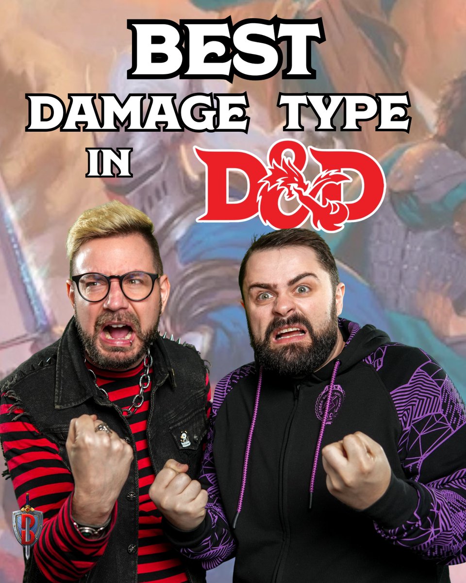 NEW VIDEO TODAY!
We discuss the best damage types, resistance, and immunities. What are your thoughts? Let us know.