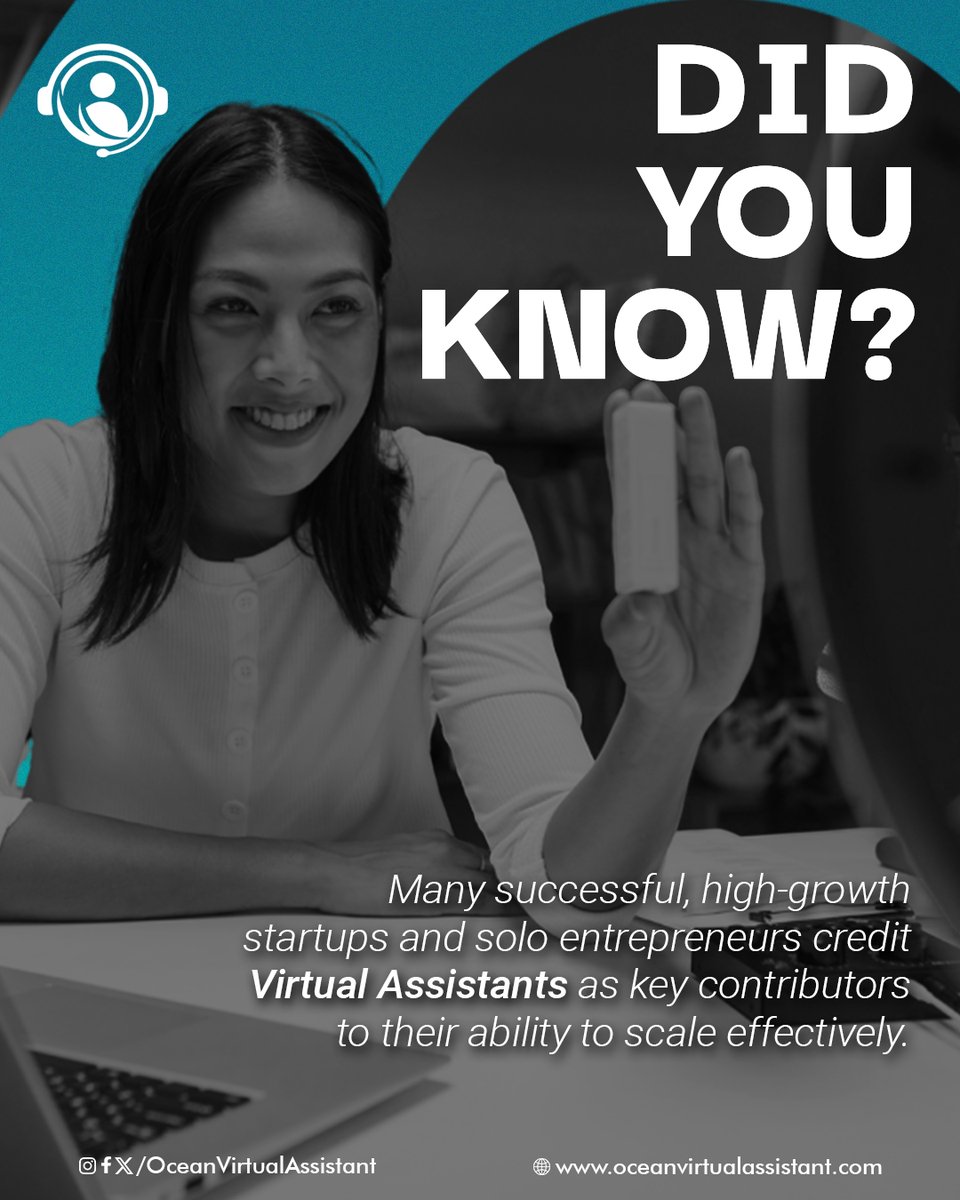 How do successful entrepreneurs scale? 🤔 Many rely on Virtual Assistants! Leverage VA support to grow effectively without burning out. Time to work smarter! #BusinessInsight