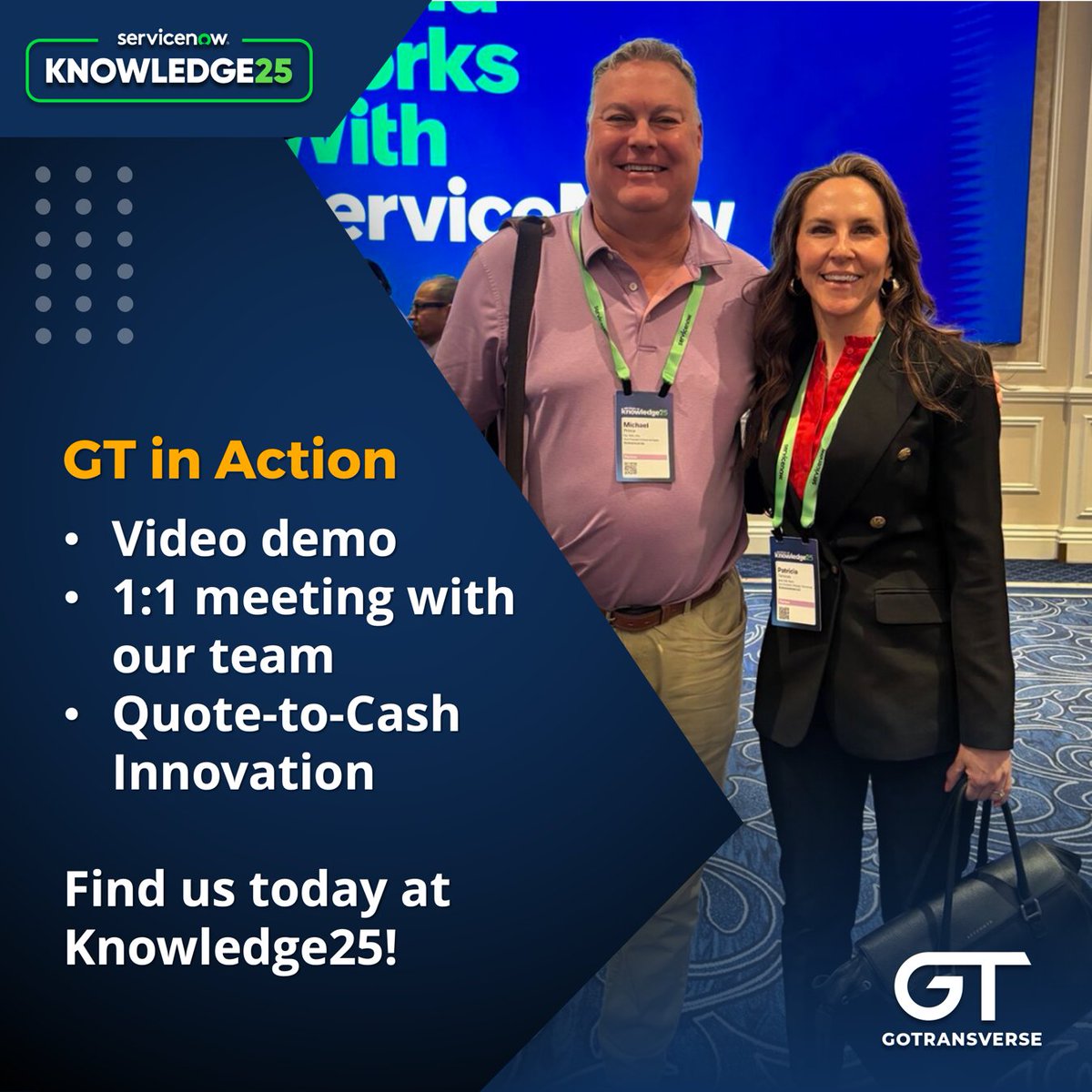 Gotransverse (@gotransverse) on Twitter photo Exciting news from #ServiceNow Knowledge 2025! 🚀
Gotransverse is with <a href="/ServiceNow/">ServiceNow</a> ensuring customers can automate complex billing, invoicing, taxation, and collections—directly within their CRM workflows. Find us at Knowledge!
#Knowledge2025 #K25 #ServiceNow #Gotransverse Exciting news from #ServiceNow Knowledge 2025! 🚀
Gotransverse is with <a href="/ServiceNow/">ServiceNow</a> ensuring customers can automate complex billing, invoicing, taxation, and collections—directly within their CRM workflows. Find us at Knowledge!
#Knowledge2025 #K25 #ServiceNow #Gotransverse