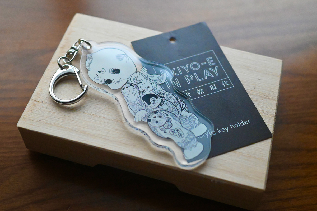 浮世絵現代 展では #町田久美 さんの木版画作品もグッズ化しています