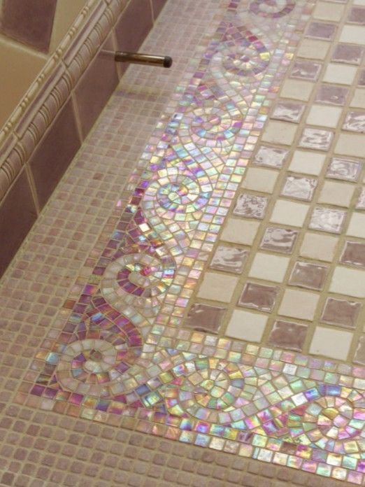 fairyprxncess's tweet image. Iridescent mosaic tiles