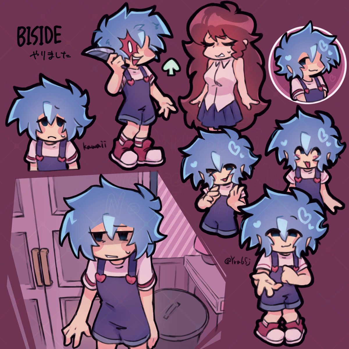 Yra65j's tweet image. めちゃかわたち、詰 #BiSideFNF