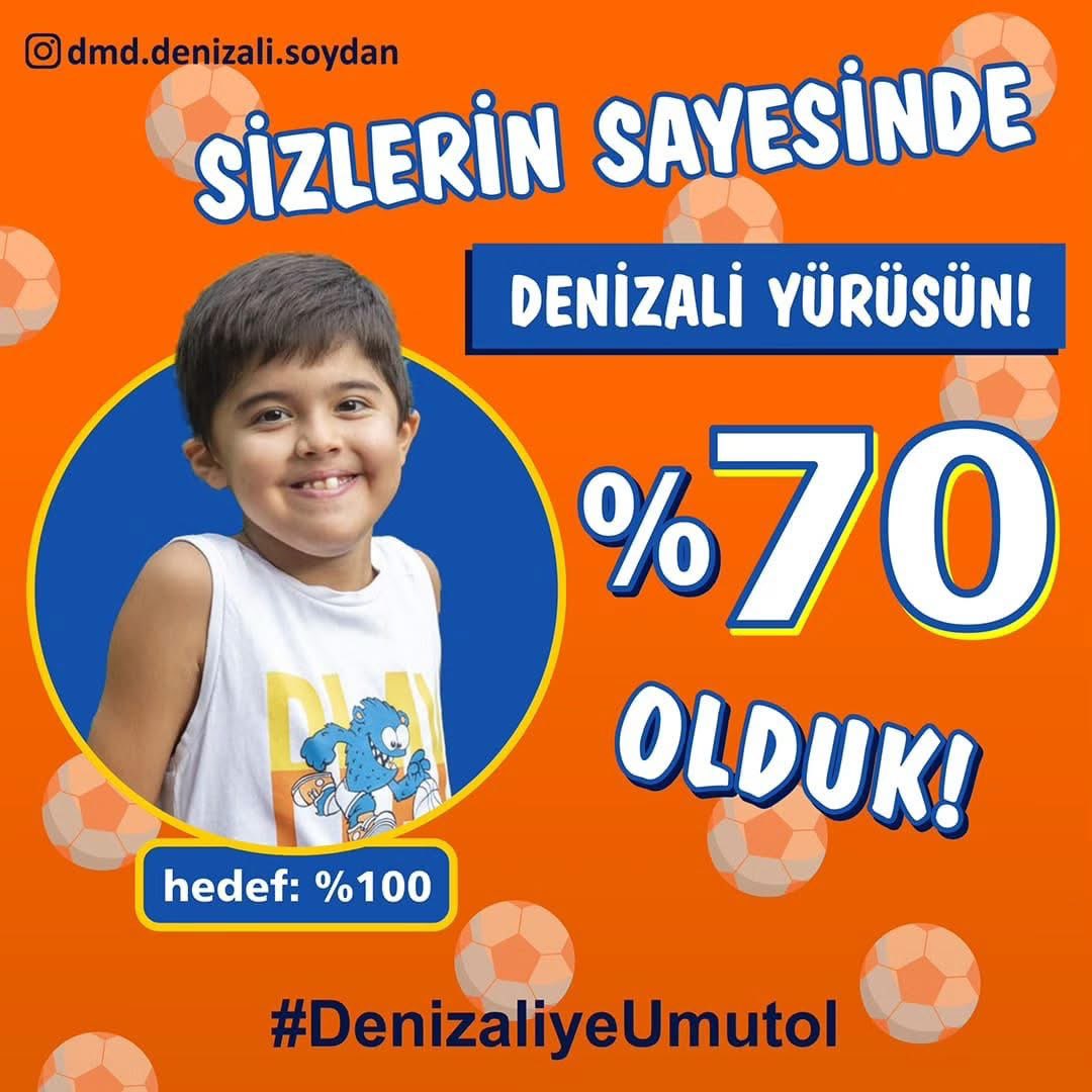 Sayenizde %70 kampanyamız 🤍
Hadi bir omuz lütfen 🙏 
Deniz Ali’nin direnen yüreğine
ortak olun,
Deniz Ali hayat bulsun 🤍🙏

#Sondakika #Acil #borsa 
Hakan Çalhanoğlu Cedi
Emre Kongar  Günaydin UzakŞehir Denizli btgsondakika halesoygazi Erzurum #AliKoç #Fenerbahce #Galatasaray