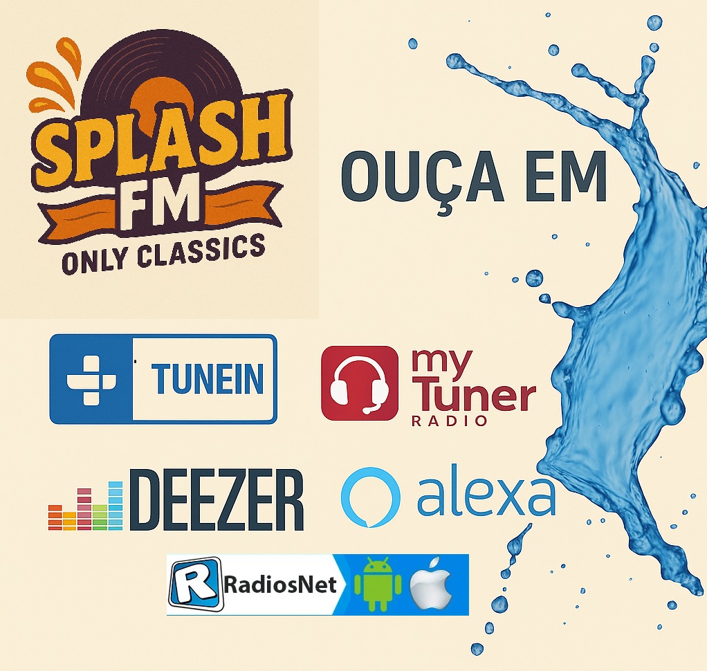 splashfm80's tweet image. Pelo site splashfm.com.br ou @tunein , @myTunerRadio , @DeezerBR @Deezer , @AmazonAlexa e #radiosnet .