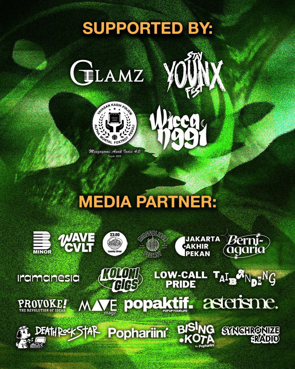 Upacara besok di Jakarta. Kami akan beraksi bersama teman-teman di Orange Pop Vol. 10, Glamz Antasari. Info lanjut di <a href="/jerukrecords/">Jeruk Records</a>.

#OrangePop #Glamz #Antasari #JerukRecords