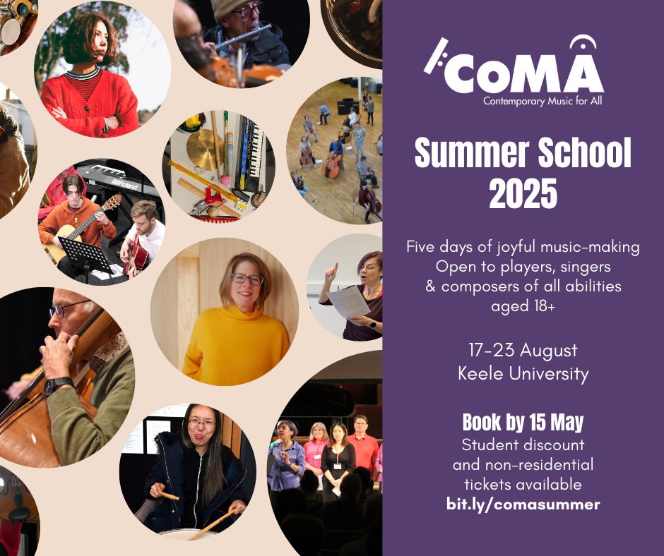CoMA (@coma_newmusic) on Twitter photo Our latest newsletter is out now with details of tomorrow's <a href="/NNFest/">Norfolk & Norwich Festival</a> March Static event, our #NMB25 commission MARCH (don't confuse them! 🤯), more concerts and a reminder that there's just one week left to get Summer School tickets... Read it all here: mailchi.mp/coma/coma-upda… Our latest newsletter is out now with details of tomorrow's <a href="/NNFest/">Norfolk & Norwich Festival</a> March Static event, our #NMB25 commission MARCH (don't confuse them! 🤯), more concerts and a reminder that there's just one week left to get Summer School tickets... Read it all here: mailchi.mp/coma/coma-upda…