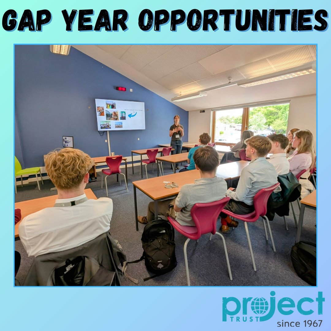 SCDCareers's tweet image. We loved having Ellie from @ProjectTrustUK  speak to our Y12s about gap year opportunities! 🌍

With roles in teaching, conservation &amp;amp; more, students can volunteer overseas &amp;amp; gain incredible life experience. ✈️🌱

#GapYear #ProjectTrust #StudentOpportunities