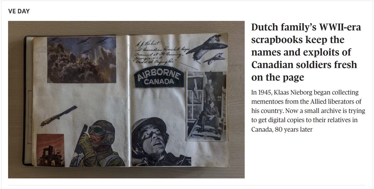 🍁📘 Could Your Relative’s WWII Story Be Hidden in These Scrapbooks? 

Tracing a loved one’s wartime journey can feel like chasing shadows, but a stunning discovery in the Netherlands might bring their story to light! A gripping Globe and Mail article reveals two WWII-era