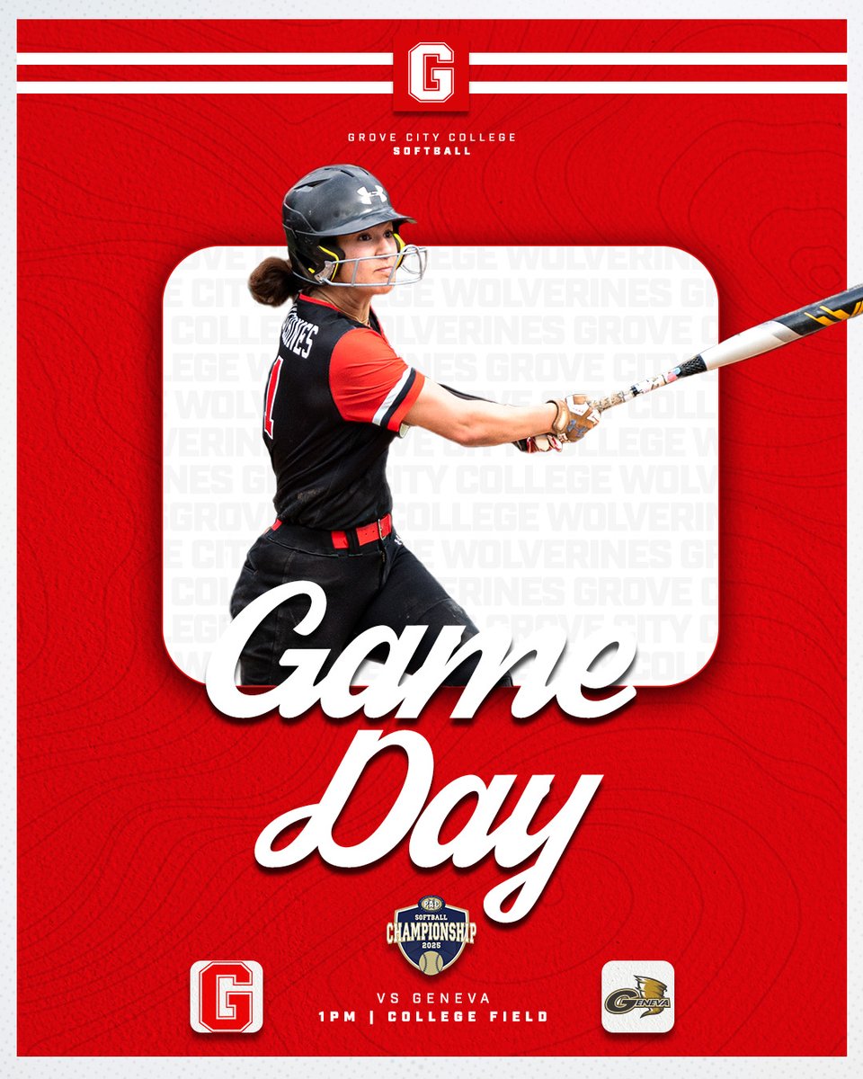 Grove City College Athletics (@gcc_wolverines) on Twitter photo π£ππ π§π’π¨π₯π‘ππ ππ‘π§ π₯
π Geneva
π 1PM
π College Field
πΊ shorturl.at/3UE1w
#WolverinesTogether | <a href="/GCC_SB/">Grove City Softball</a> π£ππ π§π’π¨π₯π‘ππ ππ‘π§ π₯
π Geneva
π 1PM
π College Field
πΊ shorturl.at/3UE1w
#WolverinesTogether | <a href="/GCC_SB/">Grove City Softball</a>