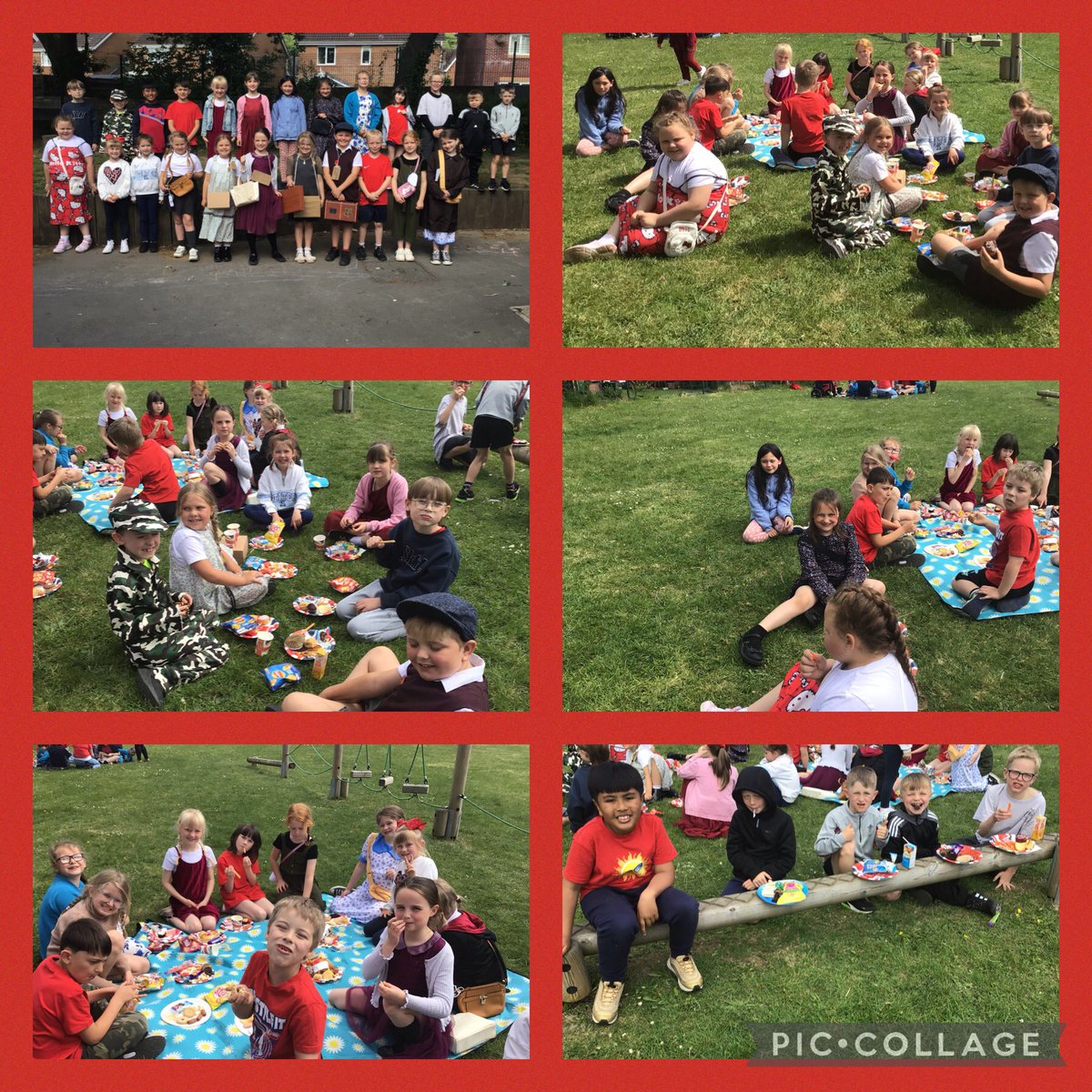 🕊️✨ Year 3 have  commemorated VE Day in style! 🇬🇧 🏴󠁧󠁢󠁷󠁬󠁳󠁿Dressed as wartime evacuees and soldiers, they brought history to life with a 1940s-style school party. 🍰 #VEDay2025 #PrimarySchoolCelebrations