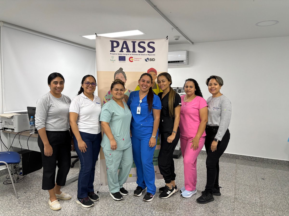 Equipo territorial de #Atlántico, Mired IPS y @Profamilia realizaron taller sobre anticoncepción para personal de salud.
En el marco de #PAISSaludyMigración, liderado por <a href="/MinSaludCol/">MinSalud Colombia 🇨🇴</a>  en alianza con🤝 <a href="/UEenColombia/">Unión Europea en Colombia 🇪🇺</a> y <a href="/AECIDColombia/">AECID Colombia</a>, 9 mujeres recibieron implantes subdérmicos.