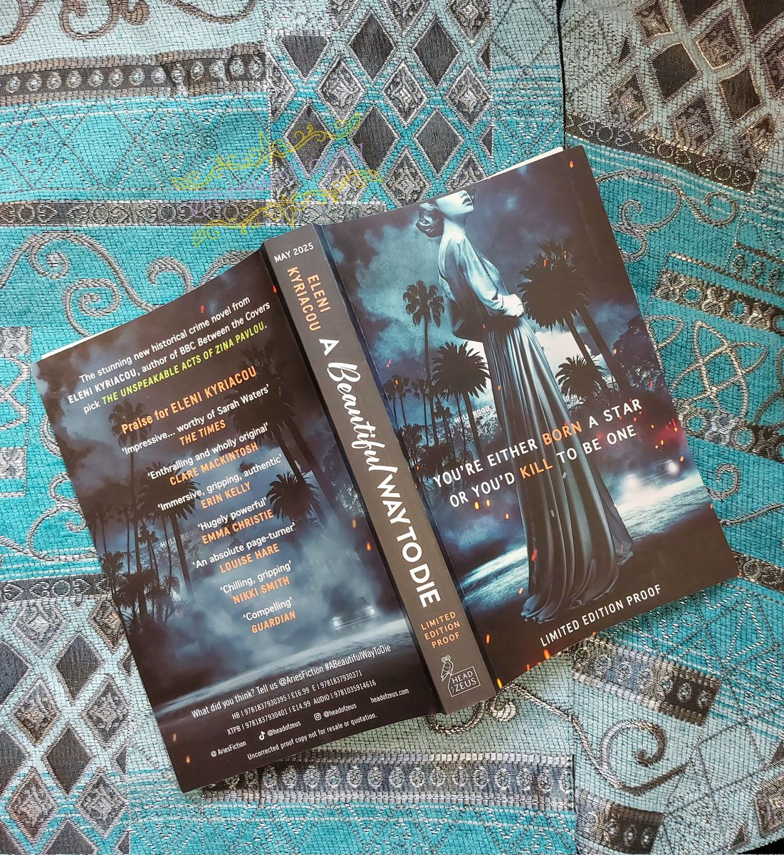 Sue at Brown Flopsy's Book Burrow ๐๐ (@brownflopsy) on Twitter photo Happy publication day to #ABeautifulWayToDie by <a href="/elenikwriter/">Eleni Kyriacou ๐ธ๐คโญ๏ธ</a> which is out today from <a href="/AriesFiction/">Aries Fiction</a> ๐
You're either born a star or you'd kill to be one...
My thoughts coming soon as part of the #BlogTour ๐คฉ Happy publication day to #ABeautifulWayToDie by <a href="/elenikwriter/">Eleni Kyriacou ๐ธ๐คโญ๏ธ</a> which is out today from <a href="/AriesFiction/">Aries Fiction</a> ๐
You're either born a star or you'd kill to be one...
My thoughts coming soon as part of the #BlogTour ๐คฉ