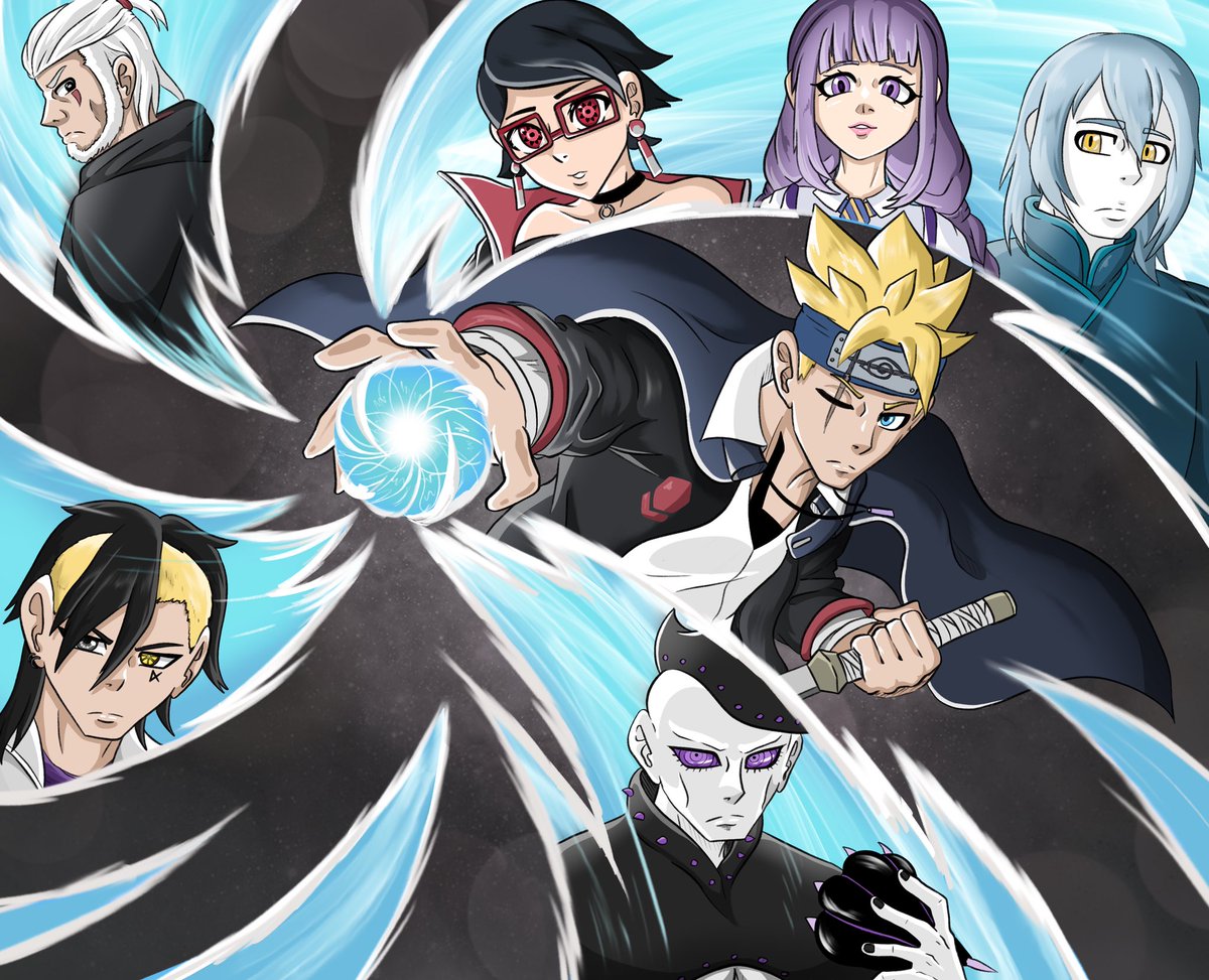 _Briceypoo_'s tweet image. Boruto -Two Blue Vortex- Fan Art! Was super fun working on this piece! #boruto #naruto #anime #manga #Borutotwobluevortex #BORUTO