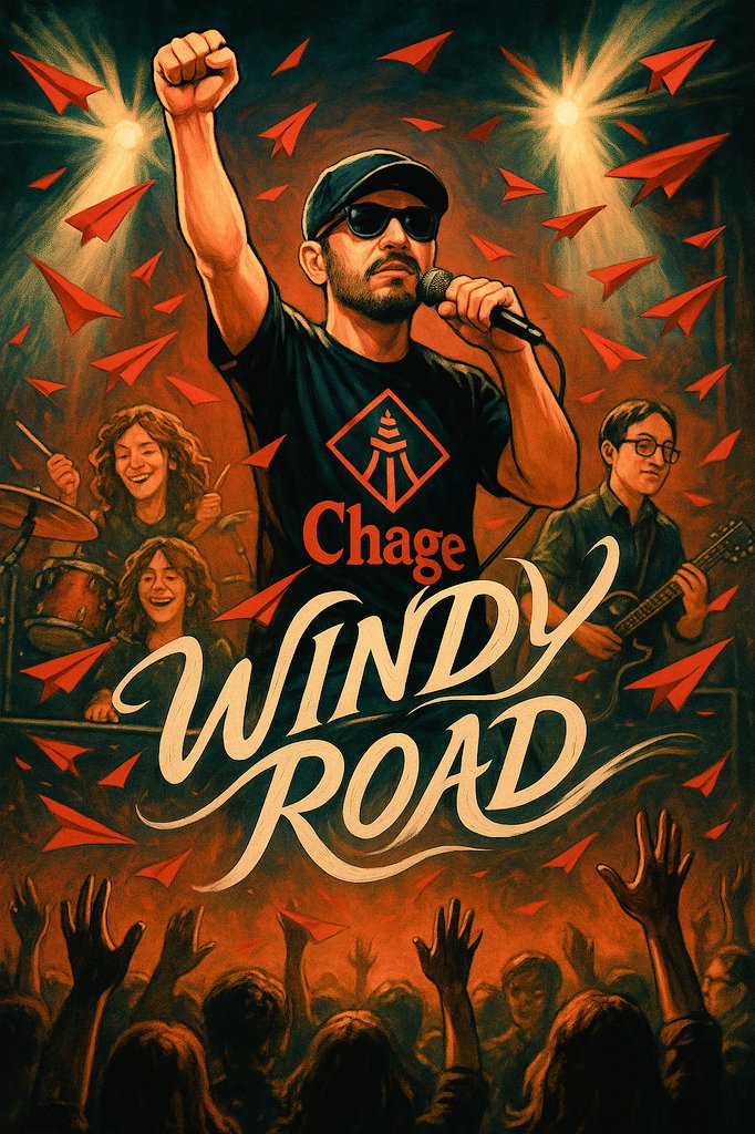 aratan_ch's tweet image. 😂😂😂😂😂
めっちゃカッコいいのできた🤣
#Chage #chagekimi 
#WINDYROAD 
#ChatGPT