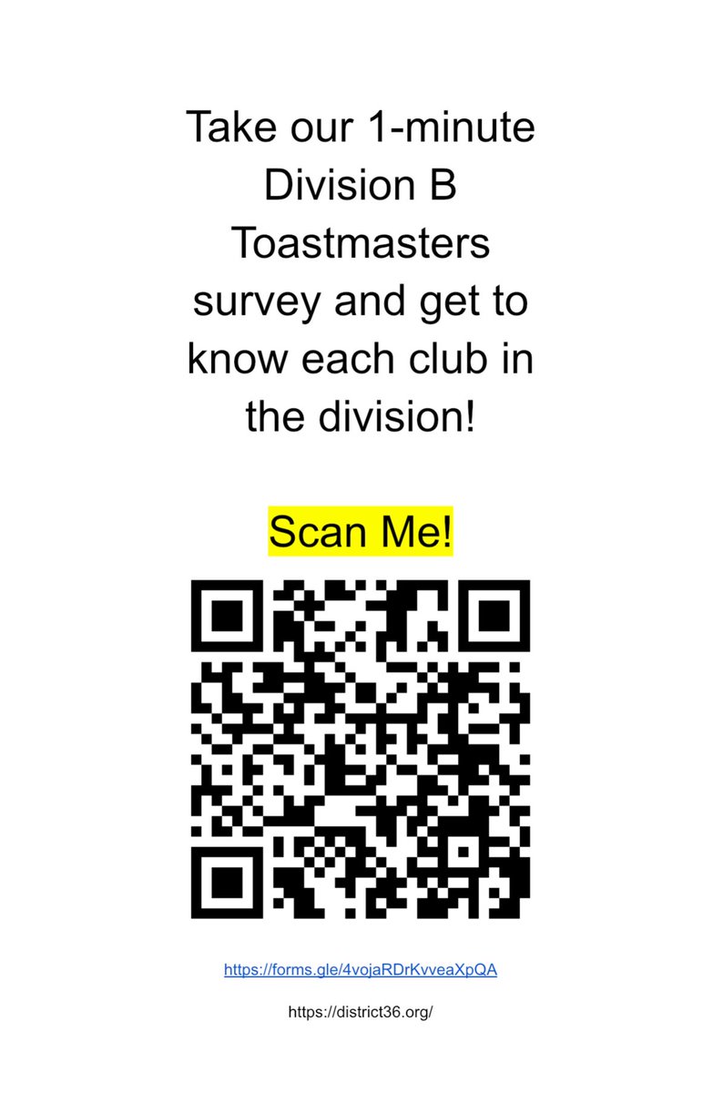 dip_dc's tweet image. In solidarity with our Division B sister-clubs, please check this interest survey to see which club you’d like to visit or be part of!  We are happy to host you! 🤝@Toastmasters #WhereLeadersAreMade #ThrivingTogether🌱

docs.google.com/forms/d/e/1FAI…