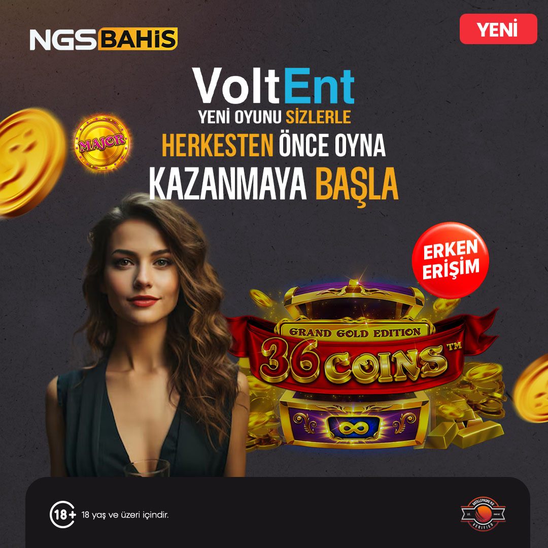 Voltent, 36 Coins Grand Gold Edition ile karşınızda...

NGSBAHİS Giriş: t2m.io/NGTW

VOLTENT'in yeni oyunu NGSBAHİS'te erken erişimde.
Herkesten önce oyna, kazanmaya başla.🪙🪙

#voltent #36Coins #grandgold #edition