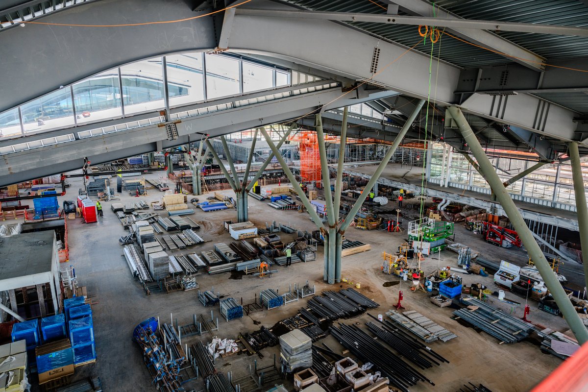 WE ARE 90% COMPLETE WITH OUR NEW TERMINAL!!! 

Look how far we've come from this point last year. We're nearing the home stretch, yinz guys 🙌 💛 🖤