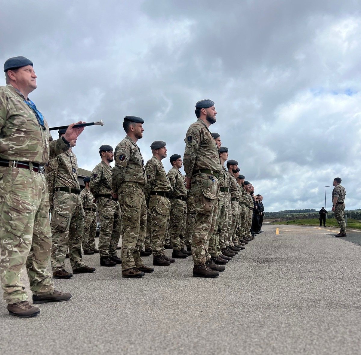RAFFylingdales's tweet photo. Commemorating courage, sacrifice, and the silence that says it all.
RAF Fylingdales marked #VEDay with a two-minute silence and service joined by the whole force.
Together, we remembered. 
@UKSpaceCmd
#VEDay80 https://t.co/Kk6RAAqMZ7
