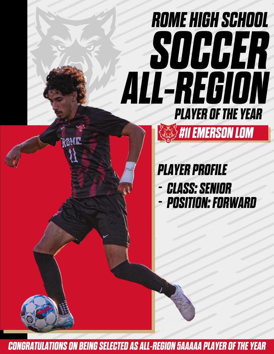 WolvesGameday's tweet image. Congratulations Emerson @RCSWolvesSoccer