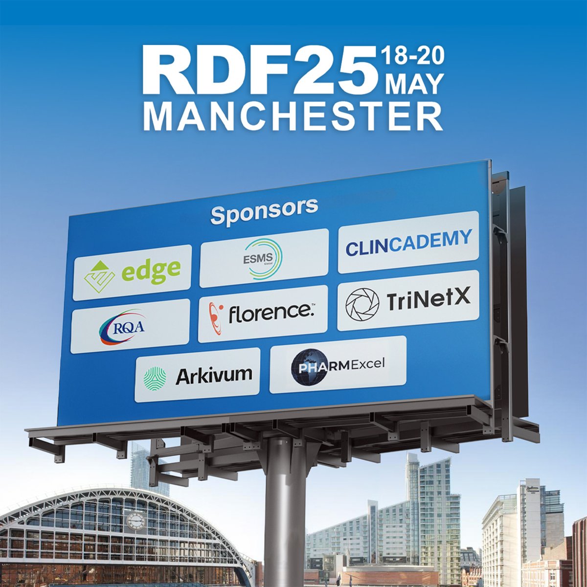 The Research and Development Forum (@therdforum) on Twitter photo RDF25 Sponsors...
As we approach RDF25, <a href="/TheRDForum/">The Research and Development Forum</a> is proud to recognise the sponsors who help make this conference possible.
Meet the sponsors here: rdfconference.org/rdf25-sponsors/
#HealthcareResearch #UKHealthcare #RDF25
<a href="/EsmsGlobal/">ESMS Global</a> <a href="/The_RQA/">RQA</a> <a href="/EDGEclinical/">EDGE</a> <a href="/Arkivum/">Arkivum</a> <a href="/PHARMExcel1/">PHARMExcel</a> RDF25 Sponsors...
As we approach RDF25, <a href="/TheRDForum/">The Research and Development Forum</a> is proud to recognise the sponsors who help make this conference possible.
Meet the sponsors here: rdfconference.org/rdf25-sponsors/
#HealthcareResearch #UKHealthcare #RDF25
<a href="/EsmsGlobal/">ESMS Global</a> <a href="/The_RQA/">RQA</a> <a href="/EDGEclinical/">EDGE</a> <a href="/Arkivum/">Arkivum</a> <a href="/PHARMExcel1/">PHARMExcel</a>