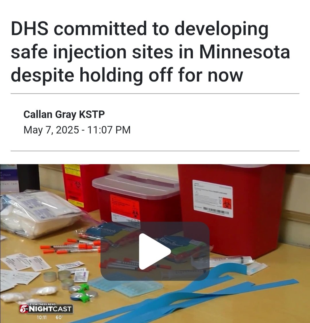 Everyone: let's make our city attractive to brilliant minds and innovators.

Minnesota: let's pander to junkies.