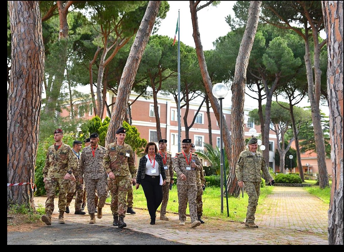 IraqNato's tweet photo. NMI offered three members of the Iraqi Armed Forces the opportunity to participate in a familiarization visit to simulation institutions around Rome, Italy.NMI supports the Iraqi Armed Forces in developing their own simulation strategy. #WeAreNMI #WeAreNATO #workingtogether4iraq https://t.co/5Gqxua0XqA