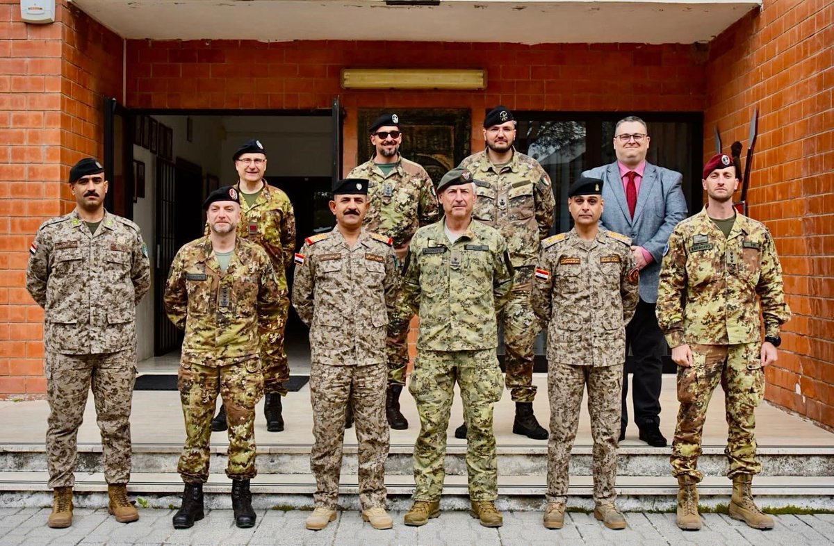IraqNato's tweet photo. NMI offered three members of the Iraqi Armed Forces the opportunity to participate in a familiarization visit to simulation institutions around Rome, Italy.NMI supports the Iraqi Armed Forces in developing their own simulation strategy. #WeAreNMI #WeAreNATO #workingtogether4iraq https://t.co/5Gqxua0XqA