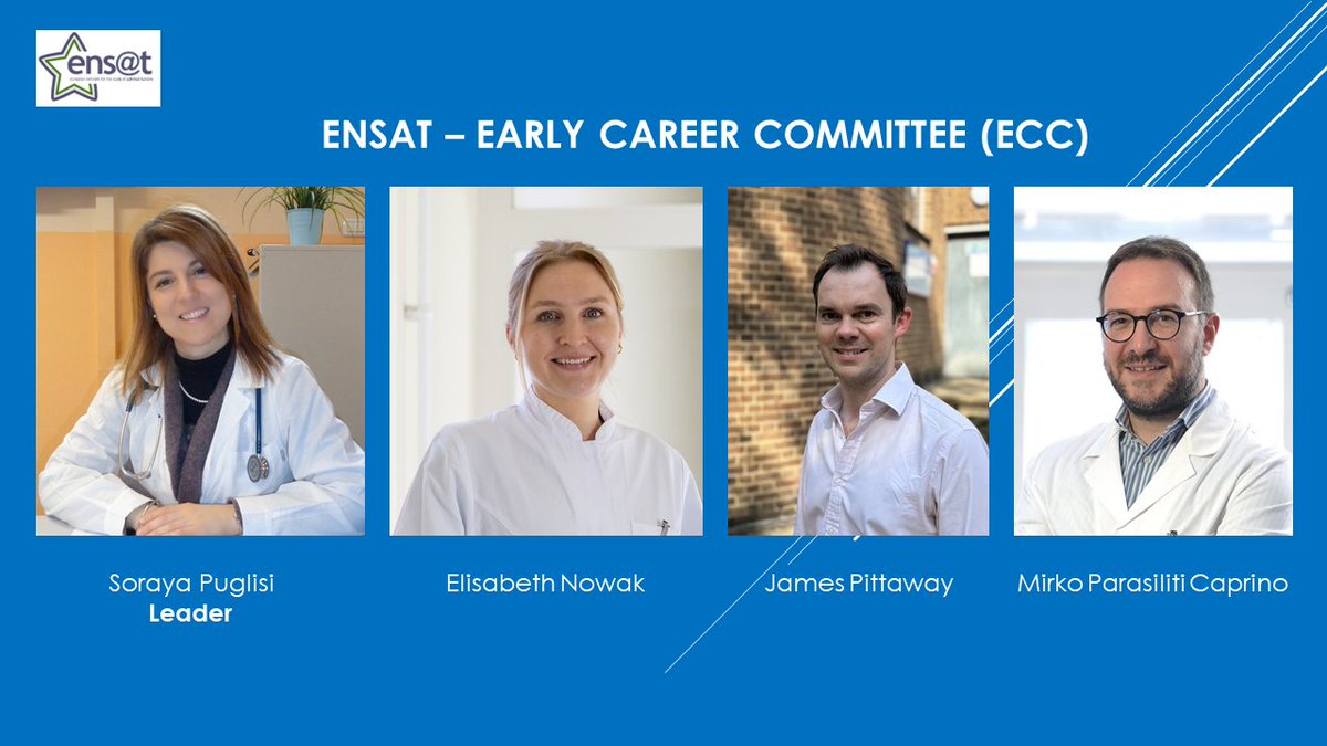 European Network for the Study of Adrenal Tumours (@ensat_news) on Twitter photo 🆕Congratulations to all recently elected leader and members of our brand new #ENSAT Early Career Commitee (ECC)! <a href="/Soraya_Puglisi/">Soraya Puglisi</a> <a href="/Nowak_EDSV/">Elisabeth Nowak</a> <a href="/drjamespittaway/">James Pittaway</a> <a href="/MirkoParasiliti/">Mirko Parasiliti-Caprino</a>
Stay tuned for new opportunities and initiatives in the field of #adrenaltumours #adrenalresearch. 🆕Congratulations to all recently elected leader and members of our brand new #ENSAT Early Career Commitee (ECC)! <a href="/Soraya_Puglisi/">Soraya Puglisi</a> <a href="/Nowak_EDSV/">Elisabeth Nowak</a> <a href="/drjamespittaway/">James Pittaway</a> <a href="/MirkoParasiliti/">Mirko Parasiliti-Caprino</a>
Stay tuned for new opportunities and initiatives in the field of #adrenaltumours #adrenalresearch.