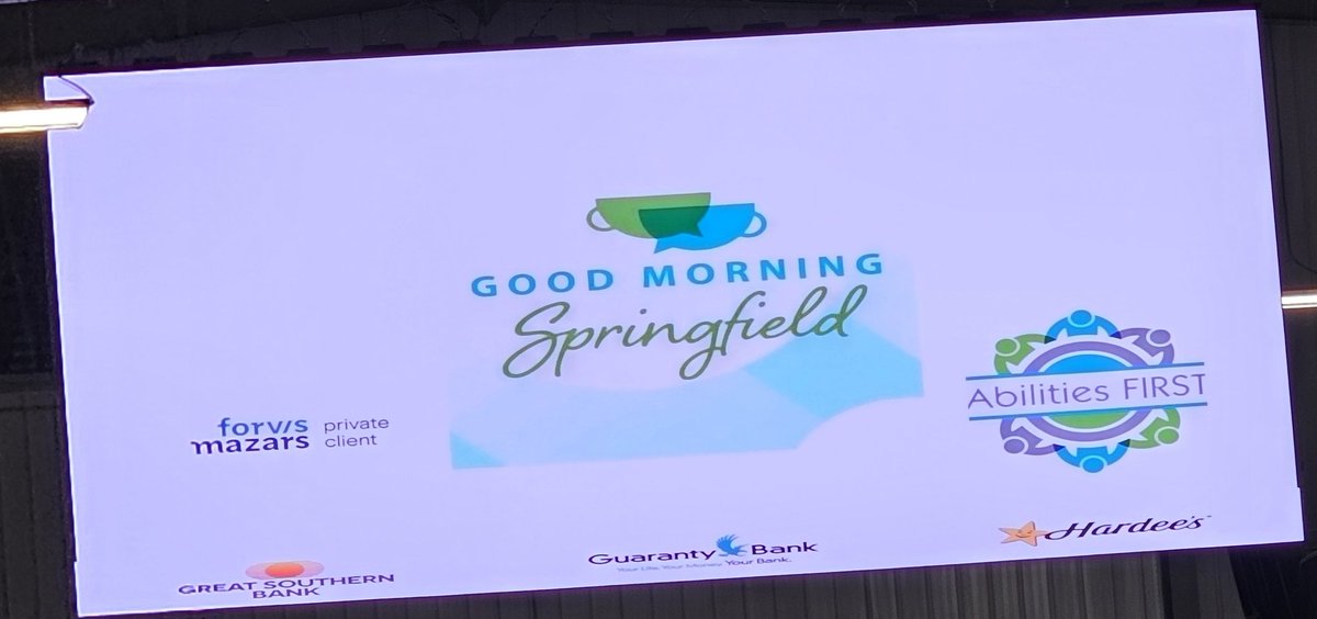 Started the day at #GoodMorningSGF with the Springfield Chamber, hearing updates from #CityOfSpringfieldMO, #GreeneCounty, and #SpringfieldMOSchools—plus a shoutout to the inspiring 2025 Small Business Award finalists!