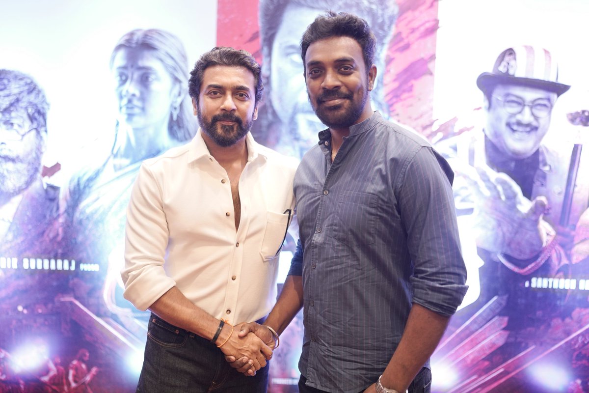 Sugumar_Tweetz's tweet image. A moment to cherish ✨😍
I asked "How r you na?" He replied "I’m good pa. How r you & your family?" The way he cared was truly heartwarming 🤗
#Suriya A man with a golden heart ❤️
#Retro Thanks Giving Meet 💯