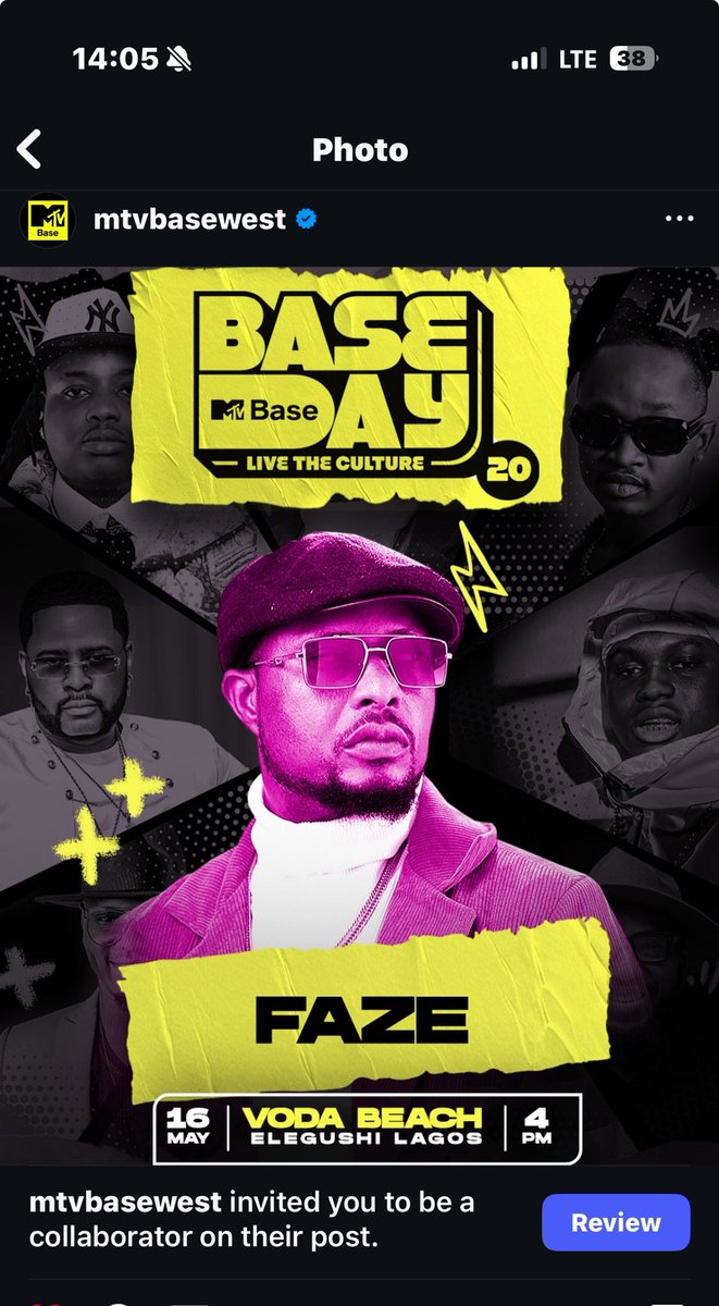 See you guys at Voda beach on the 16th  of May elegushi beach  Lagos ❤️🙏 <a href="/MTVBaseWest/">MTV Base West</a>