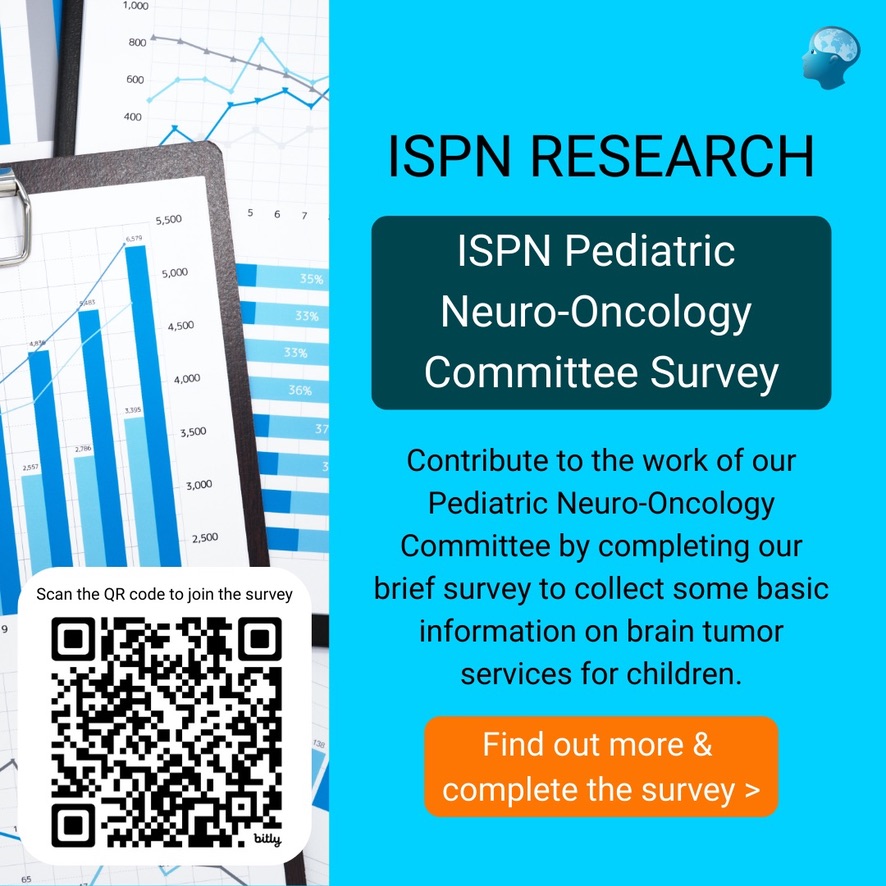 📣📣📣
Do you treat children with brain tumors? The ISPN Neuro-Oncology Committee is gathering data on #BrainTumor services for children around the world. Answer our brief survey using the link below:
🔗: cri-datacap.org/surveys/?s=WL4…