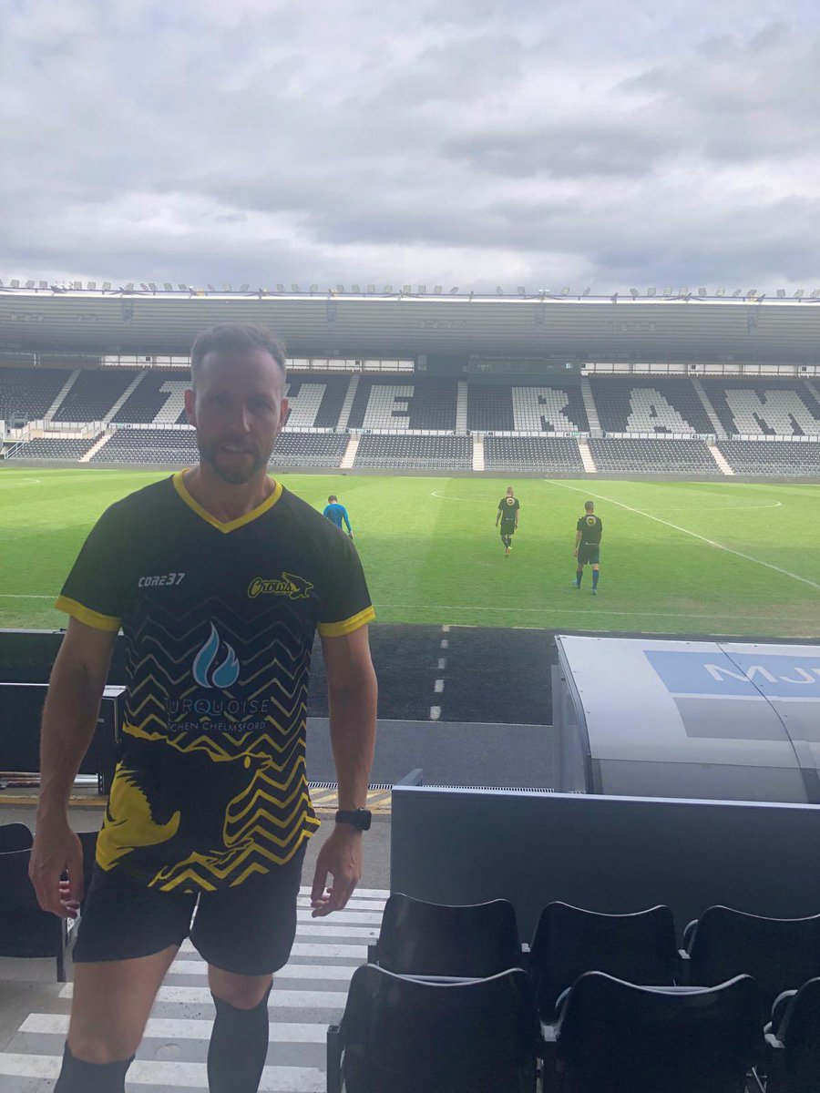 JonAndrewsLive's tweet photo. From seeing the first foundation stone laid in 1996 to playing on the pitch in 2025. Childhood dream accomplished. Love my club. Thanks again @WanderingCrows @dcfcfans https://t.co/jJpV7iCTms
