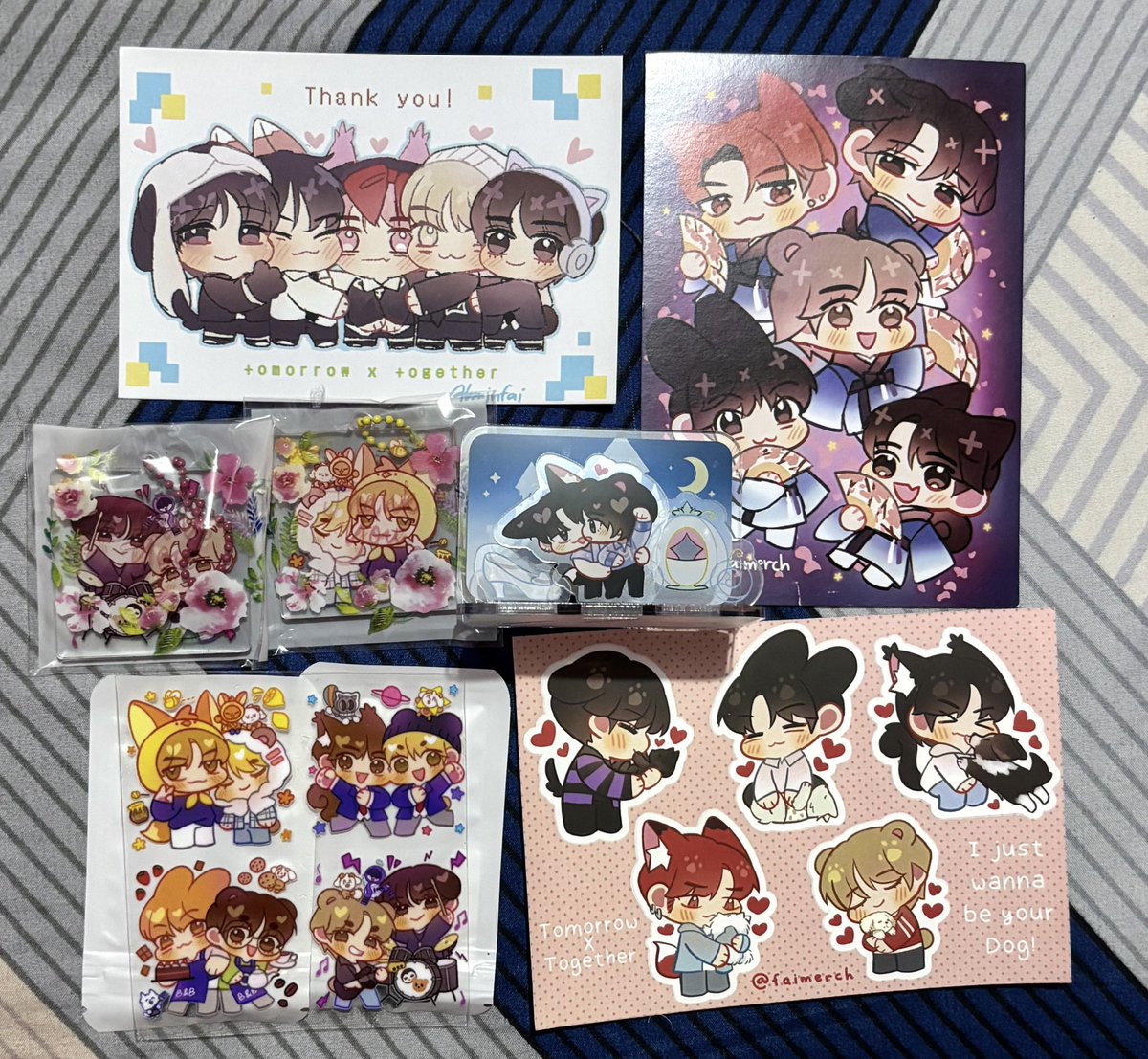 ofa โ (@ofabeomie) on Twitter photo Yeaayy jastip PLAND udah dateng!
So cuteee ๐ญ apalagi standee beomjun sama stiker puppieznya gemessss ๐ญ
<a href="/faimerch/">faimerch ๐</a> Yeaayy jastip PLAND udah dateng!
So cuteee ๐ญ apalagi standee beomjun sama stiker puppieznya gemessss ๐ญ
<a href="/faimerch/">faimerch ๐</a>