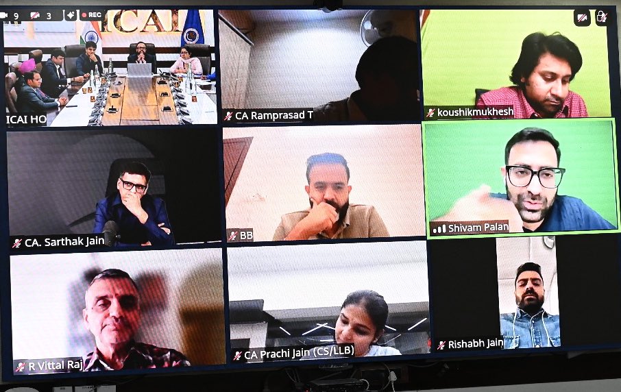 ruwatiaofficial's tweet photo. Another engaging and interactive meet with key stakeholders aimed at further enhancing the efficiency and impact of the Board of Studies Operations.
#ICAI #BOSO #CAStudents #ICAILeadership https://t.co/qOZAbxWlv2
