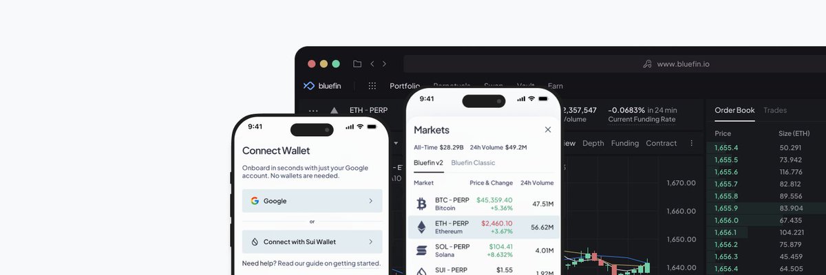 meos_x's tweet photo. 🚀 Dive into @bluefinapp, the leading DEX on Sui with $37B+ trading volume! Fast trades, low fees &amp; epic $BLUE rewards. Don’t miss the Loyalty Program with @giverep https://t.co/QPrkyUmt4F