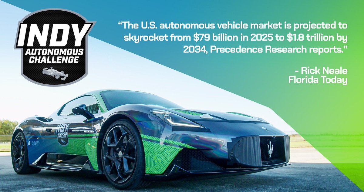 IndyAChallenge's tweet image. 💫 At Space Florida’s legendary Launch and Landing Facility (LLF) at Kennedy Space Center, our Maserati MC20 shattered the landspeed world record for a fully autonomous vehicle ⚡️
This isn’t just any runway; this colossal concrete strip formerly functioned as the LLF for NASA’s…