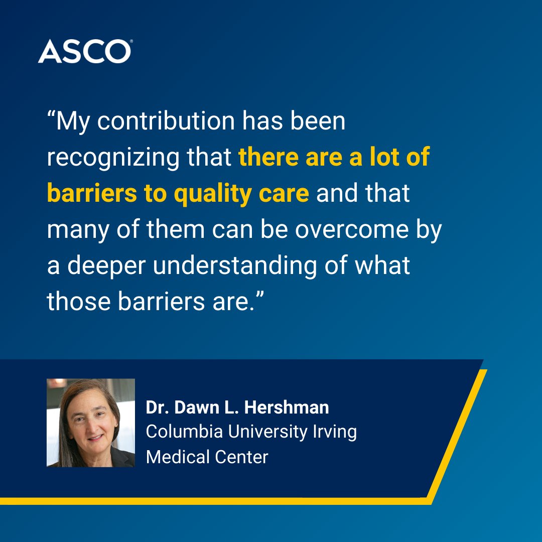 ASCO (@asco) on Twitter photo At #ASCO25, <a href="/DrDawnHershman/">Dawn Hershman</a> will be honored with the 2025 David A. Karnofsky Memorial Award for her work in advancing cancer outcomes for all patients. #ASCODailyNews has more on her career & accomplishments: brnw.ch/21wSvcu At #ASCO25, <a href="/DrDawnHershman/">Dawn Hershman</a> will be honored with the 2025 David A. Karnofsky Memorial Award for her work in advancing cancer outcomes for all patients. #ASCODailyNews has more on her career & accomplishments: brnw.ch/21wSvcu