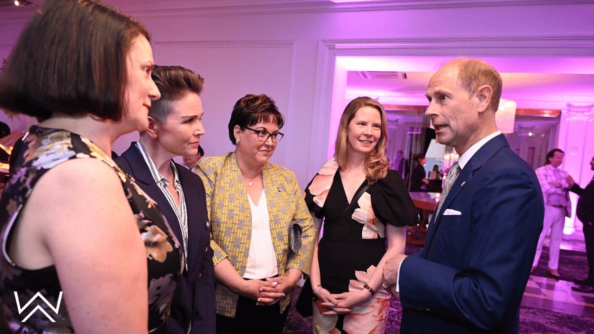 wacphila's tweet photo. Our President & CEO Lauren Swartz connected with Prince Edward at the recent #RoyalReception & Dinner alongside #UK Honorary Consul Oliver Franklin and our incredible partners at @PHLVisitorCntr, @PADCEDnews, & @FWC26Philly!
#RoyalVisit #Philadelphia #Tourism #Soccer2026 https://t.co/O6yFJ5MWtl