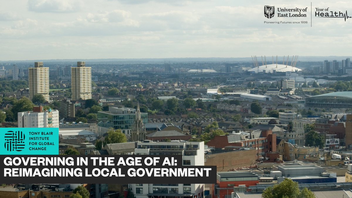 Uni of East London (@uel_news) on Twitter photo Great to see our work with <a href="/NewhamLondon/">Newham London š</a> highlighted by <a href="/InstituteGC/">Tony Blair Institute for Global Change</a> as a model for local AI innovation. We're proud to support the UK Centre for AI in the Public Sector. AI is one of our key themes, and we're just getting started.
Read more š institute.global/insights/polit⦠Great to see our work with <a href="/NewhamLondon/">Newham London š</a> highlighted by <a href="/InstituteGC/">Tony Blair Institute for Global Change</a> as a model for local AI innovation. We're proud to support the UK Centre for AI in the Public Sector. AI is one of our key themes, and we're just getting started.
Read more š institute.global/insights/politā¦