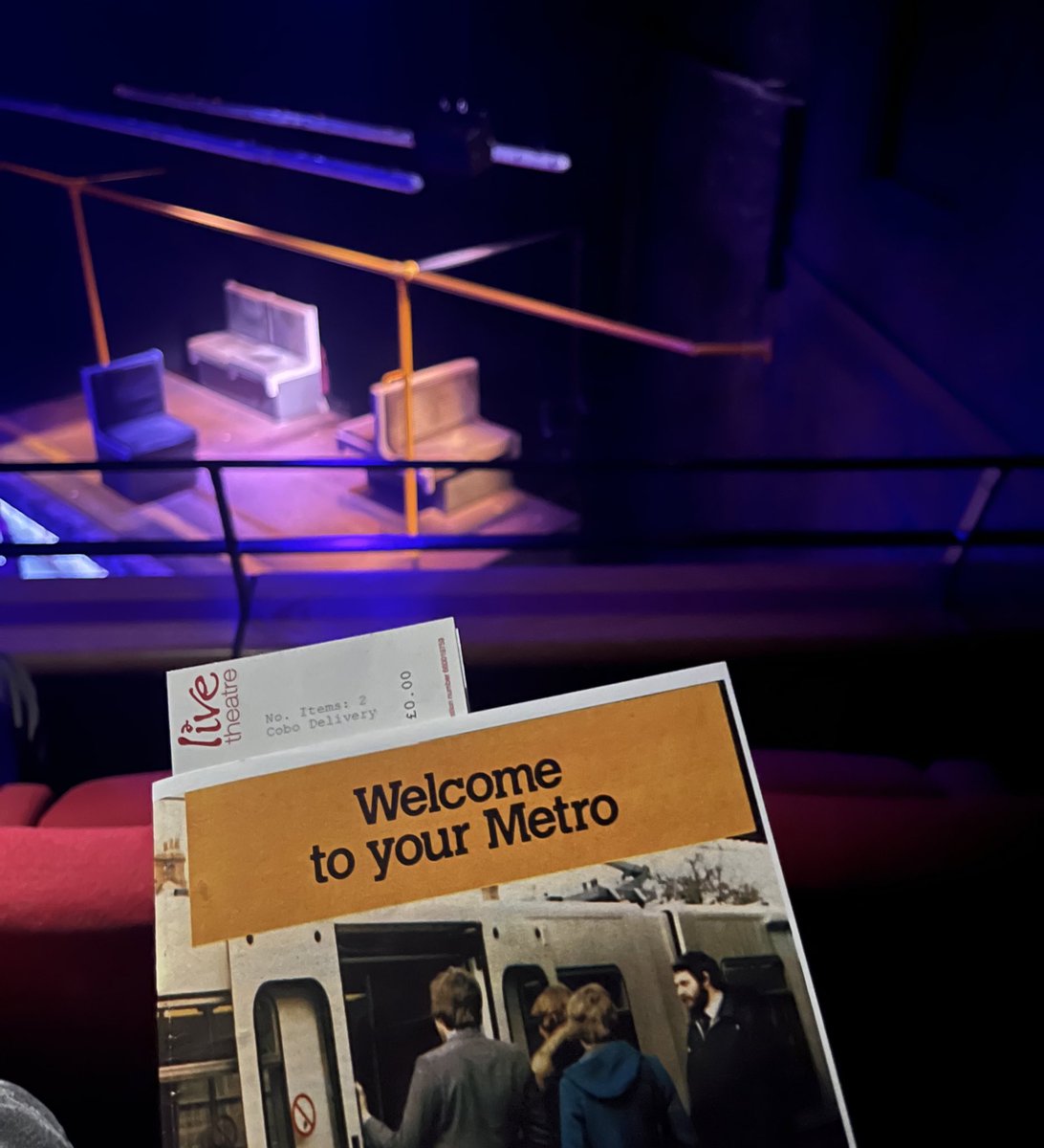 Connor Dorrian (@connorjd21) on Twitter photo ‘Dogs on the Metro’ <a href="/LiveTheatre/">Live Theatre</a> is outstanding! Brilliantly written by Emilie Robson & directed by <a href="/maria_crocker/">Maria.</a> it’s poignant, funny & tragic⚡️Electric performances by <a href="/sarahloubalfour/">Sarah Balfour</a> & <a href="/deanrobertlogan/">Dean Logan</a> with surreal sound, lighting & set! ✨Not one to miss! 🦮 ‘Dogs on the Metro’ <a href="/LiveTheatre/">Live Theatre</a> is outstanding! Brilliantly written by Emilie Robson & directed by <a href="/maria_crocker/">Maria.</a> it’s poignant, funny & tragic⚡️Electric performances by <a href="/sarahloubalfour/">Sarah Balfour</a> & <a href="/deanrobertlogan/">Dean Logan</a> with surreal sound, lighting & set! ✨Not one to miss! 🦮