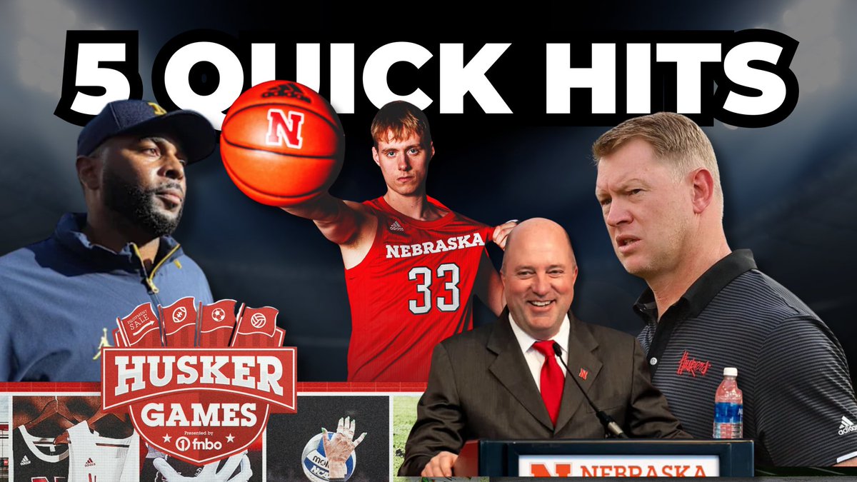 The fastest 7 minutes in podcasting this week. <a href="/andrewReiners/">Andrew Reiners</a> was busy. <a href="/HuskerMike28/">Mike 🌽</a> is still coaching baseball. So I’m flying solo!

🏈 Is Michigan overlooking Nebraska? 
🏆 Dannen on the CFP Committee
💬 Frost…again!
🌽 Husker Games
🇮🇸 Nebrasketball commit

Link in comments!