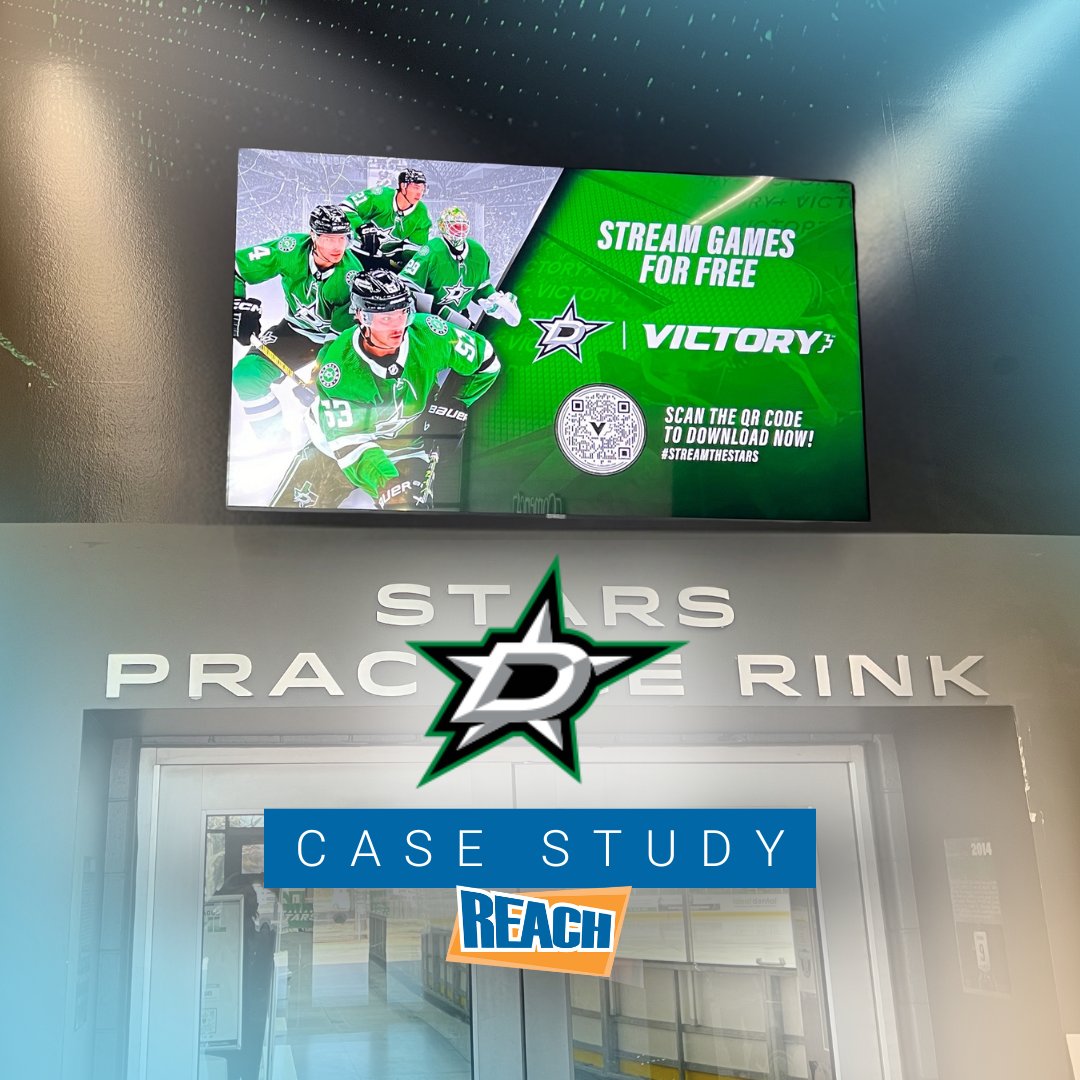REACH (@reachmedianet) on Twitter photo 🏒 The <a href="/DallasStars/">X - Dallas Stars</a> are using REACH #digitalsignage to streamline schedules, promote events, & keep visitors & staff in the know—on & off the ice.
hubs.ly/Q03lfpGR0
#REACHMediaNetwork #DallasStars #SportsSignage #EventPromotion #SportsFacility #SignageSolutions 🏒 The <a href="/DallasStars/">X - Dallas Stars</a> are using REACH #digitalsignage to streamline schedules, promote events, & keep visitors & staff in the know—on & off the ice.
hubs.ly/Q03lfpGR0
#REACHMediaNetwork #DallasStars #SportsSignage #EventPromotion #SportsFacility #SignageSolutions