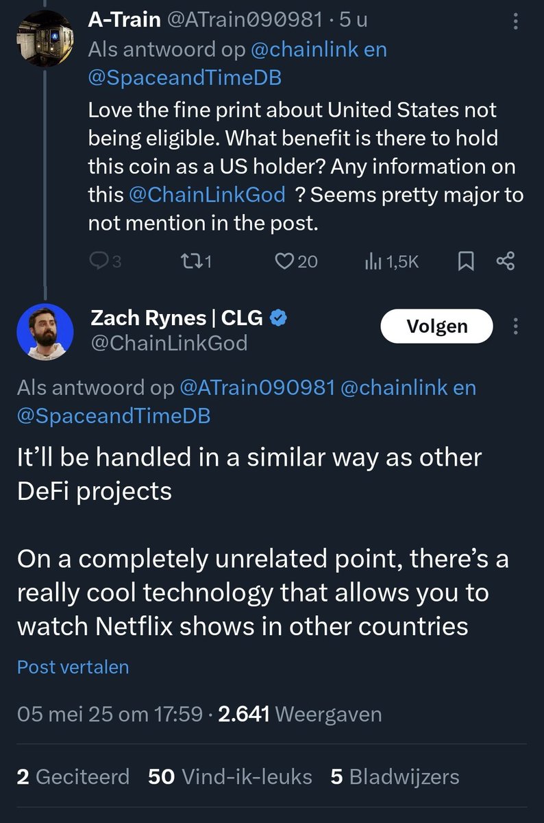 apeyieldgod's tweet image. Chainlinkgod is advising something ILLEGAL+ against company policy
Chainlink Labs screwed over investors once again. Even with a VPN, how will you handle taxes or sending the money to your bank?
Maybe now the American shills will finally start to see this company for what it is