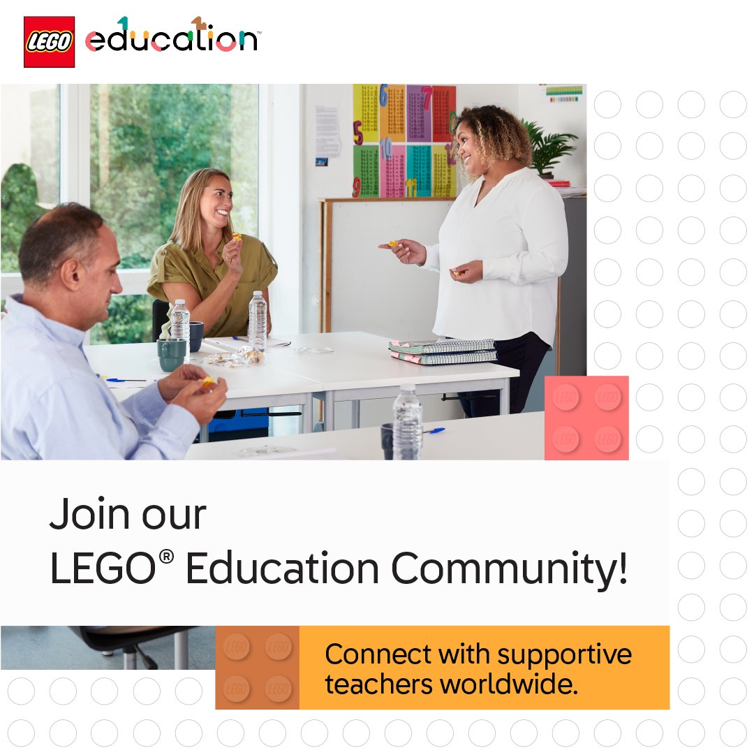 With the LEGO® Education Community, educators can learn from one another and access helpful curricular integration support and other valuable resources for free. Set your teachers up for success: bit.ly/431kSMP