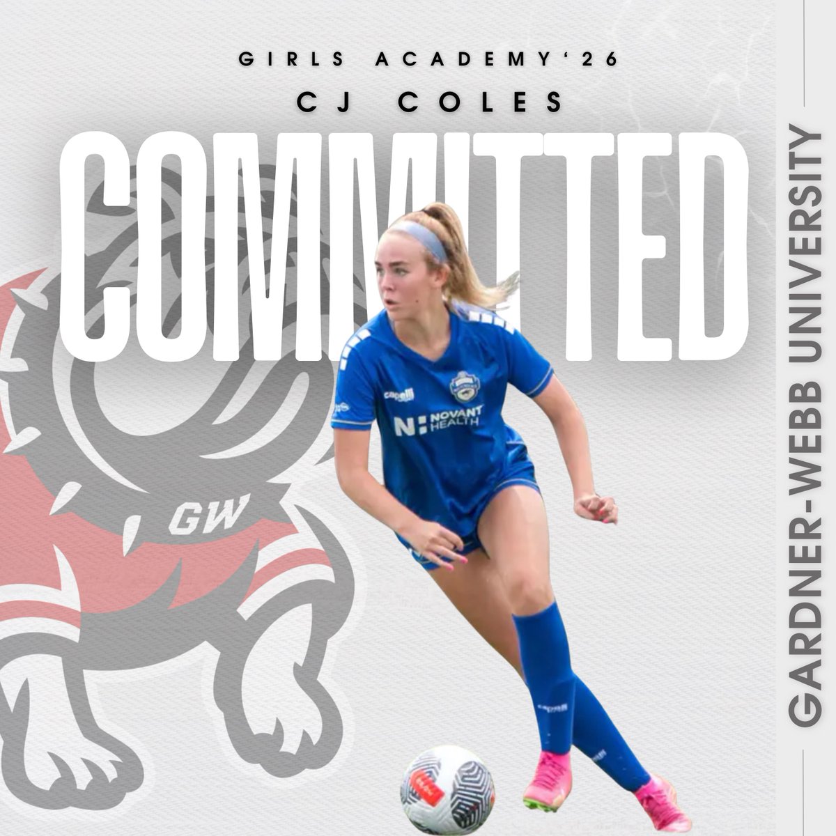 Charlotte Independence Soccer Club (@independence_sc) on Twitter photo Congratulations to CJ Coles from Independence Soccer on committing to play for Gardner-Webb University Women's Soccer!
Way to go, CJ!👏
#TheIndependenceWay #Commitment <a href="/GWUWSOC/">GWU Women's Soccer</a> <a href="/capelli_s_plus/">Capelli Sport+</a> @novanthealth Congratulations to CJ Coles from Independence Soccer on committing to play for Gardner-Webb University Women's Soccer!
Way to go, CJ!👏
#TheIndependenceWay #Commitment <a href="/GWUWSOC/">GWU Women's Soccer</a> <a href="/capelli_s_plus/">Capelli Sport+</a> @novanthealth
